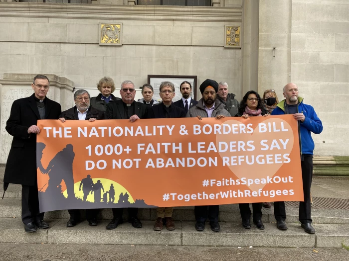 Faith Leaders stand against Nationality & Borders Bill